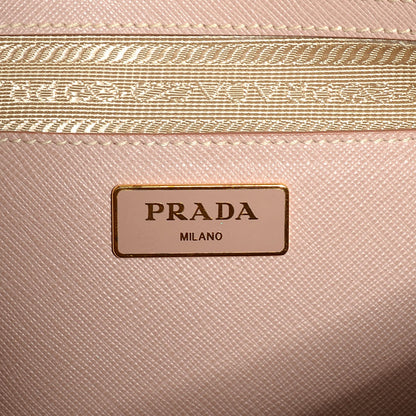 Prada Saffiano Lux Medium Double Zip Tote Cammeo 6 of 11
