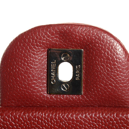 Chanel Caviar Quilted Maxi Double Flap Red 6 of 8