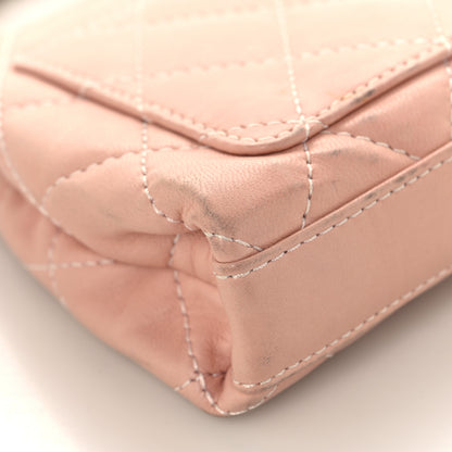Chanel Lambskin Quilted Mini Evening Bag Pink 11 of 16