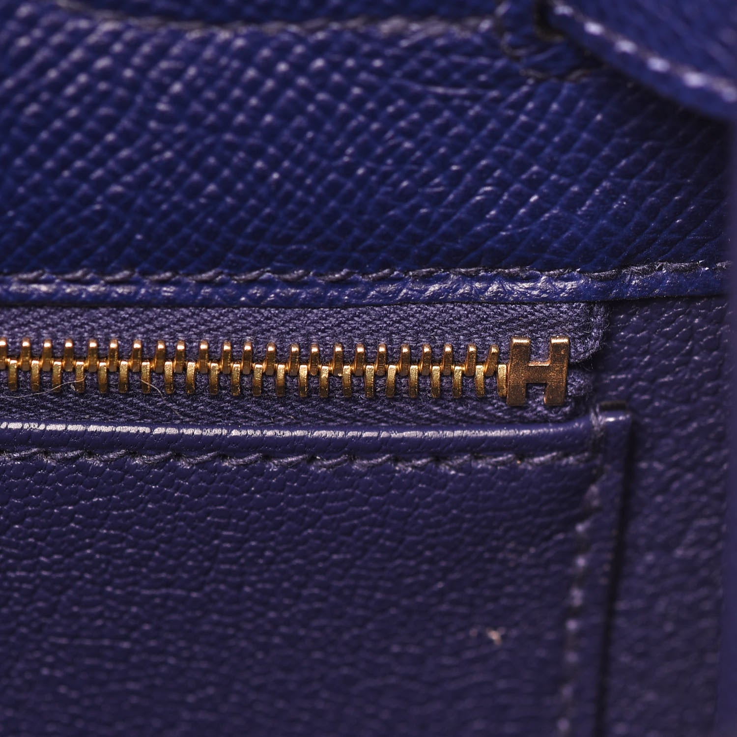 Hermes Epsom Kelly Sellier 32 Bleu Encre 26 of 36