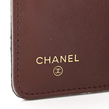 Chanel Caviar Quilted Yen Wallet Black 6 of 8