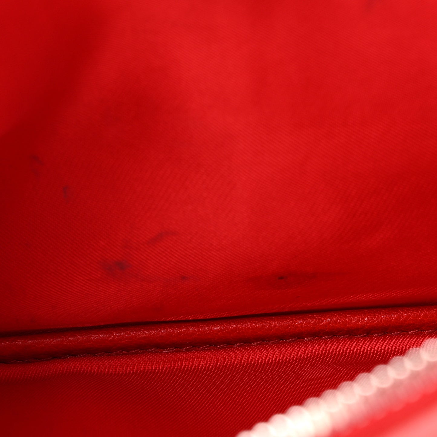 Goatskin Small Trio Crossbody Bag Alizarin