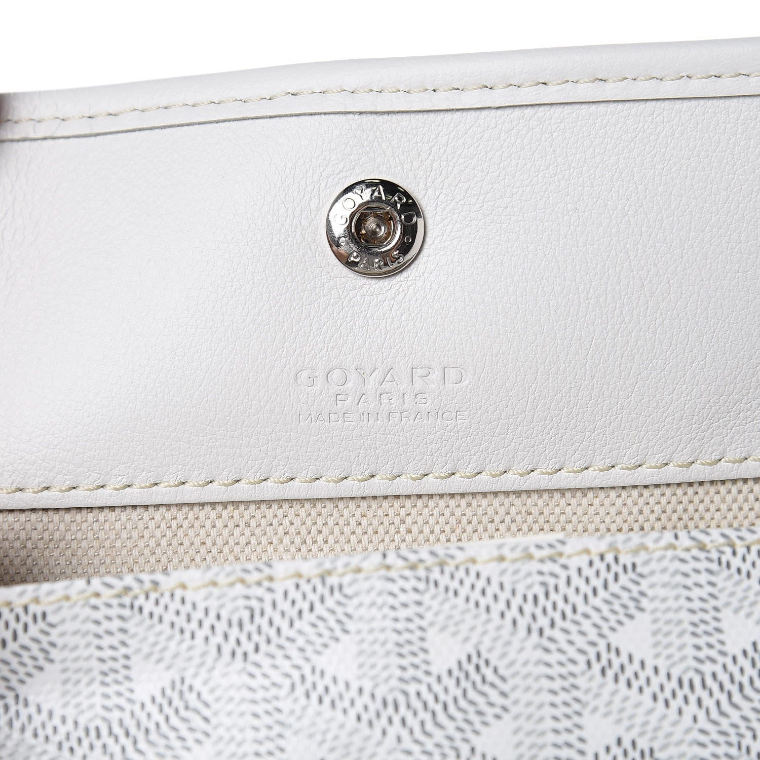 Goyard Goyardine Reversible Anjou GM White 11 of 14