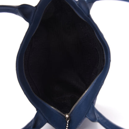 Chanel Canvas Caviar Tassel Tote Blue 5 of 11