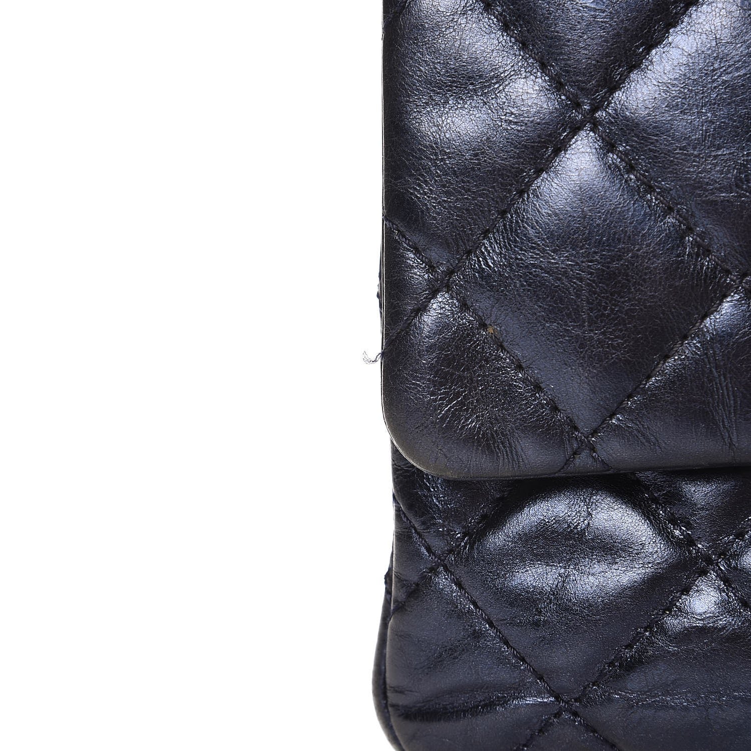 Chanel Metallic Aged Calfskin 2.55 Reissue Flap 227 Blue 14 of 14