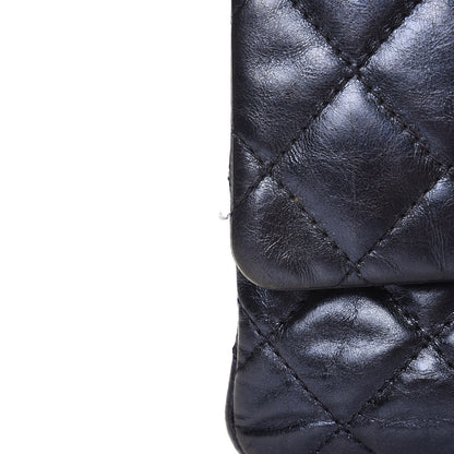 Chanel Metallic Aged Calfskin 2.55 Reissue Flap 227 Blue 14 of 14