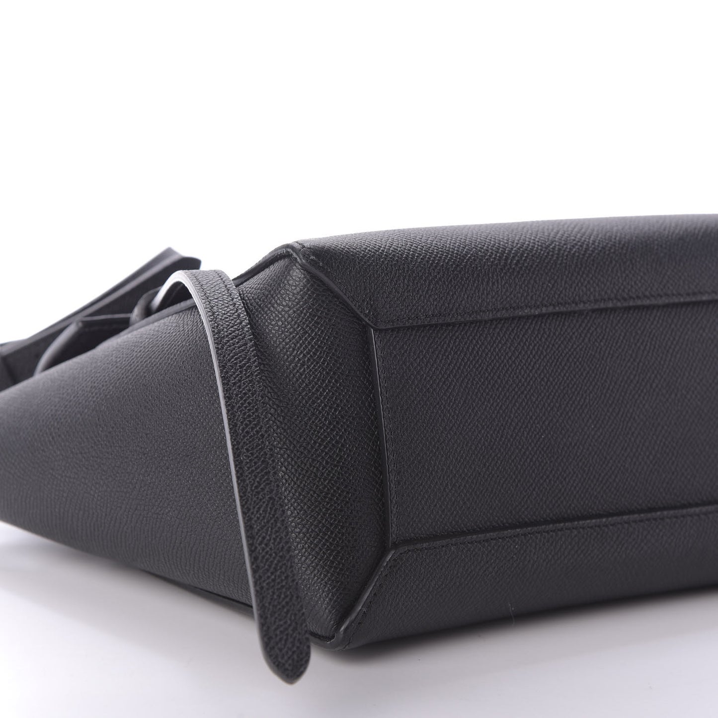 Grained Calfskin Nano Belt Bag Black