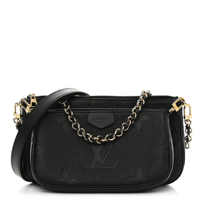 Louis Vuitton Empreinte Monogram Giant Multi Pochette Accessories Black 1 of 10
