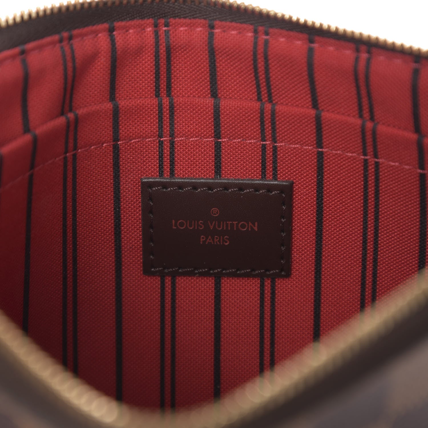 Louis Vuitton Damier Ebene Neverfull MM GM Pochette 6 of 8
