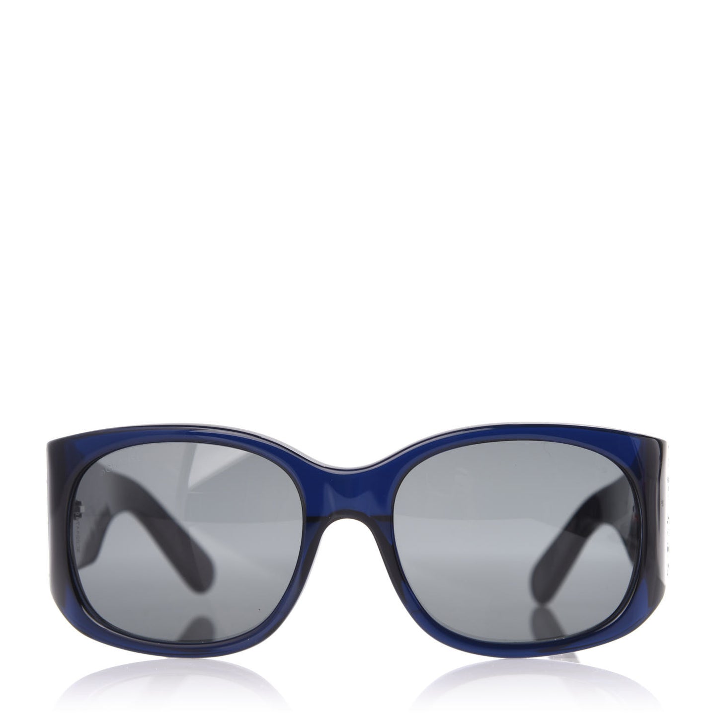 Acetate Swarovski Crystal CC Sunglasses Blue