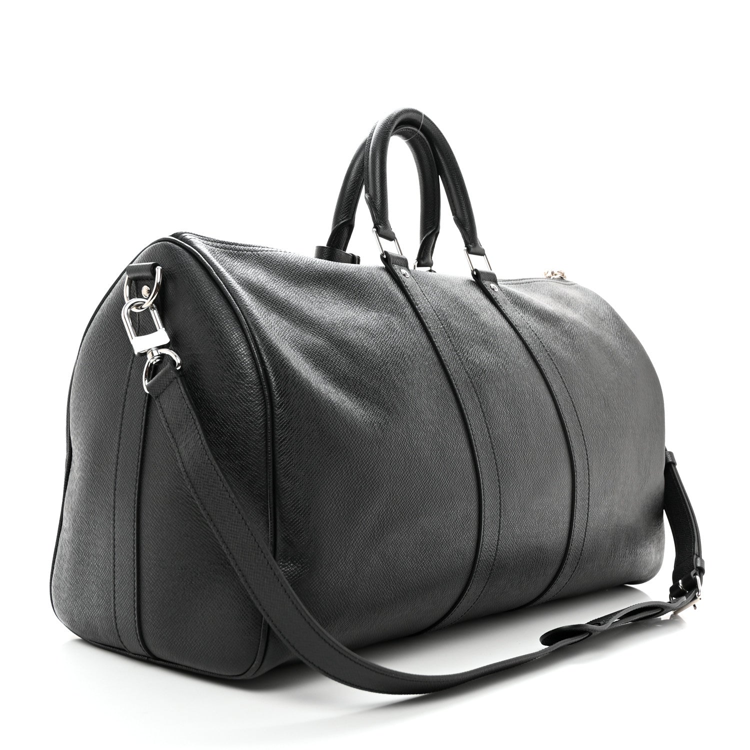 Louis Vuitton Taiga Keepall Bandouliere 45 Black 2 of 12