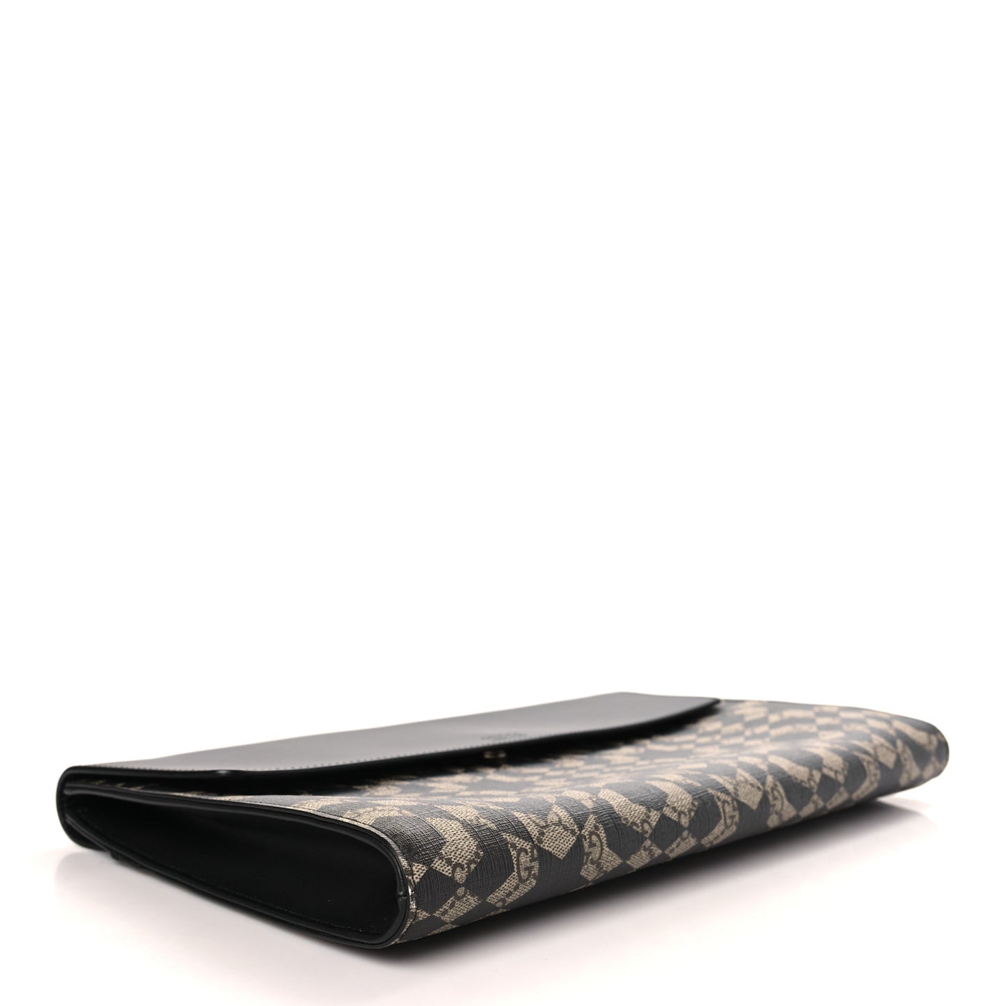GG Supreme Monogram Caleido Print Clutch Black