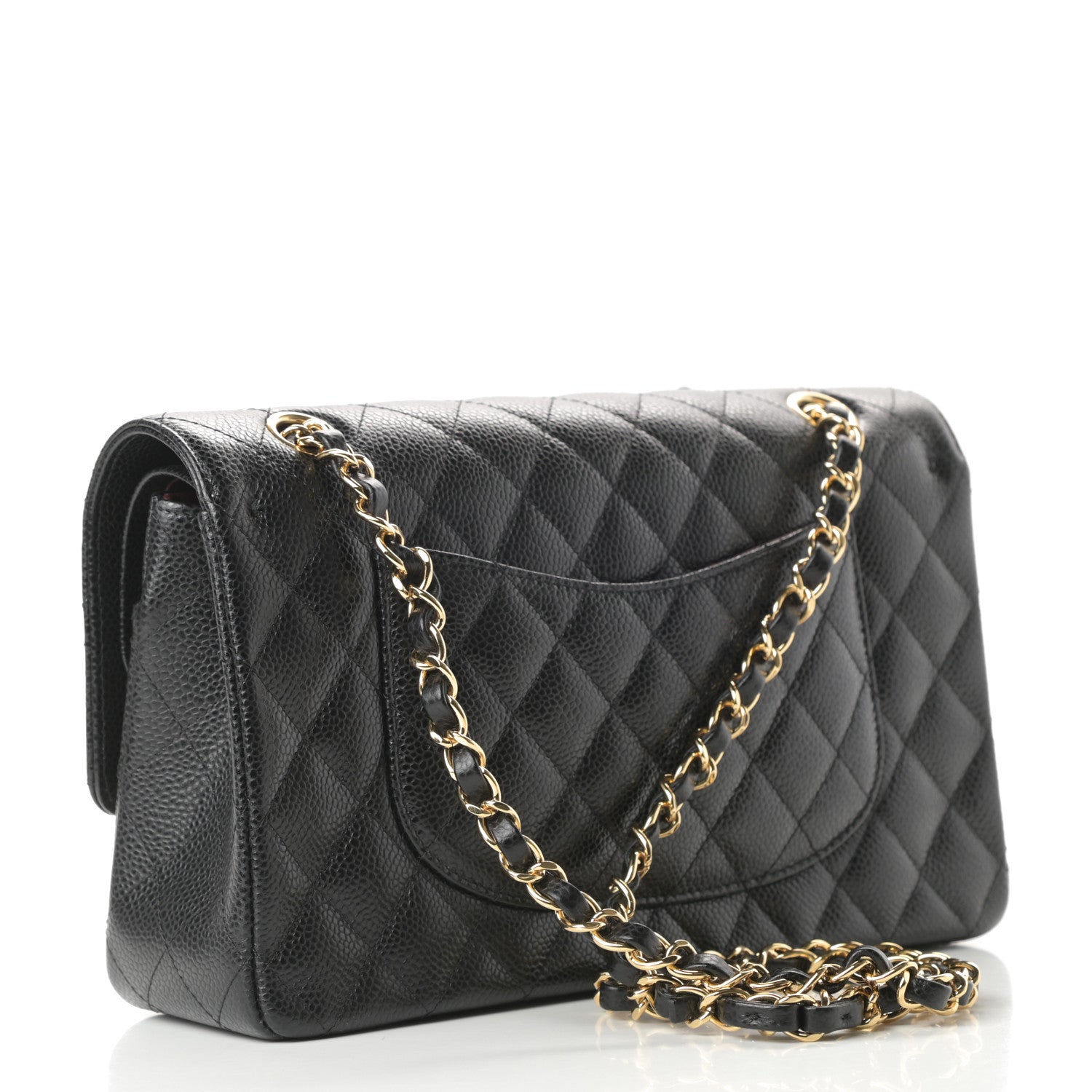 Chanel Caviar Quilted Medium Double Flap Black 5 of 12