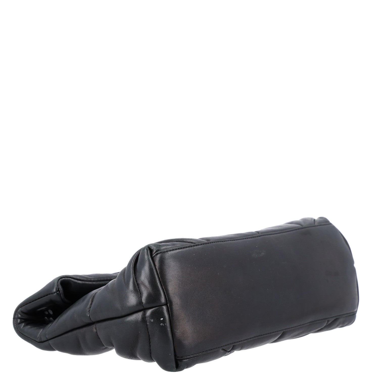 Saint Laurent Lambskin Quilted Monogram Monochrome Small Loulou Puffer Chain Satchel Black 4 of 11