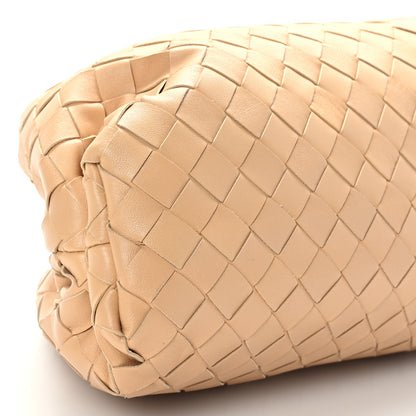 Bottega Veneta Nappa Maxi Intrecciato The Pouch Oversized Clutch Almond 8 of 9