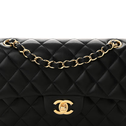Chanel Lambskin Quilted Small Double Flap Black 8 of 10
