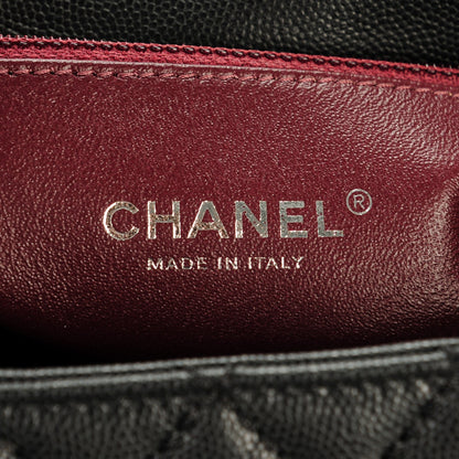 Chanel Caviar Lizard Quilted Small Coco Handle Flap Black 6 of 7