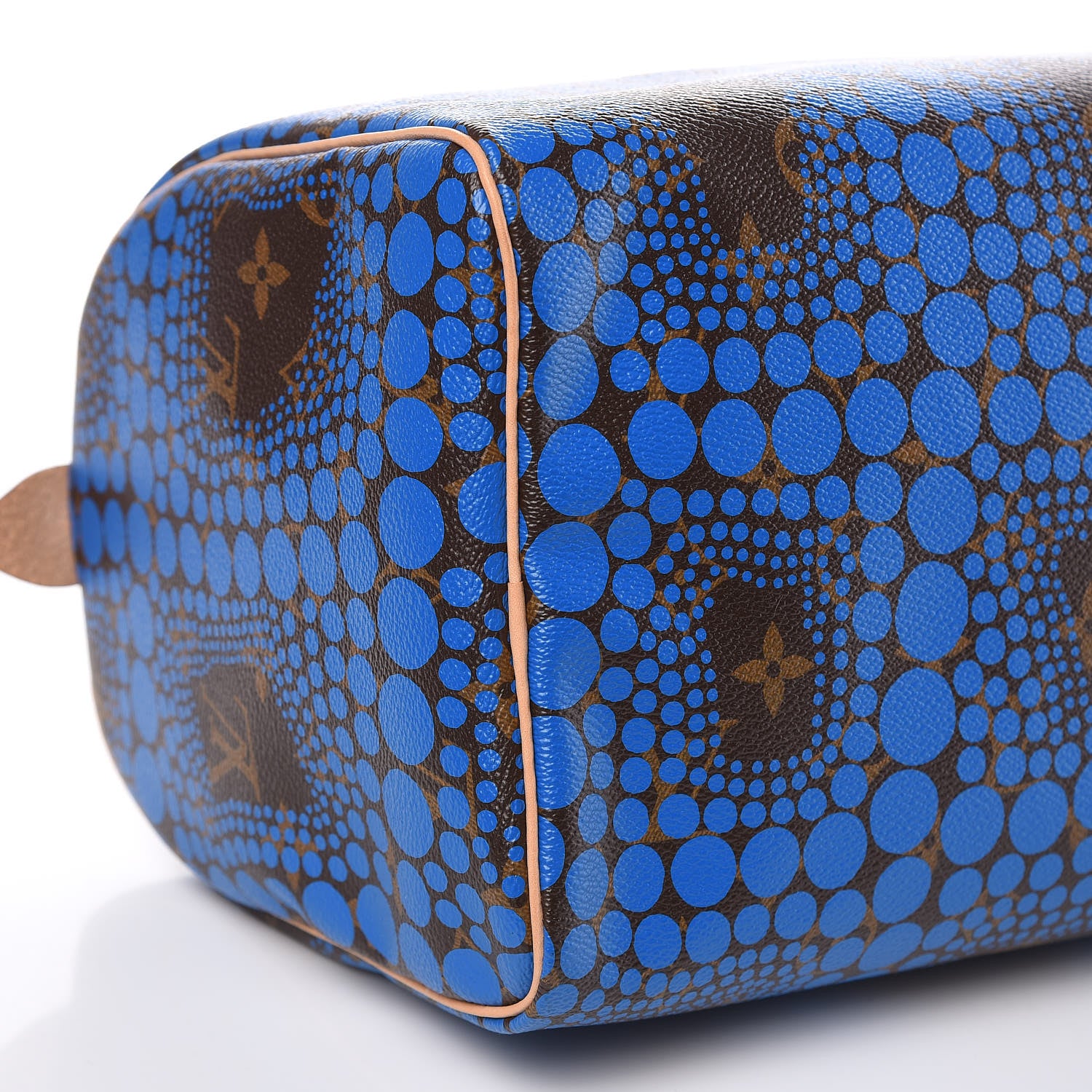 Louis Vuitton Monogram Kusama Town Speedy 30 Blue 8 of 11