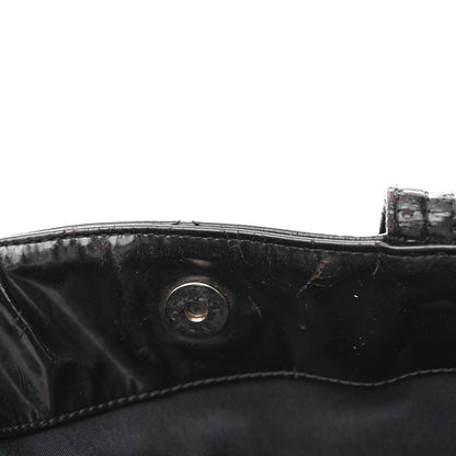 Chanel Patent Quilted Expandable CC Shoping Tote Black 19 of 20