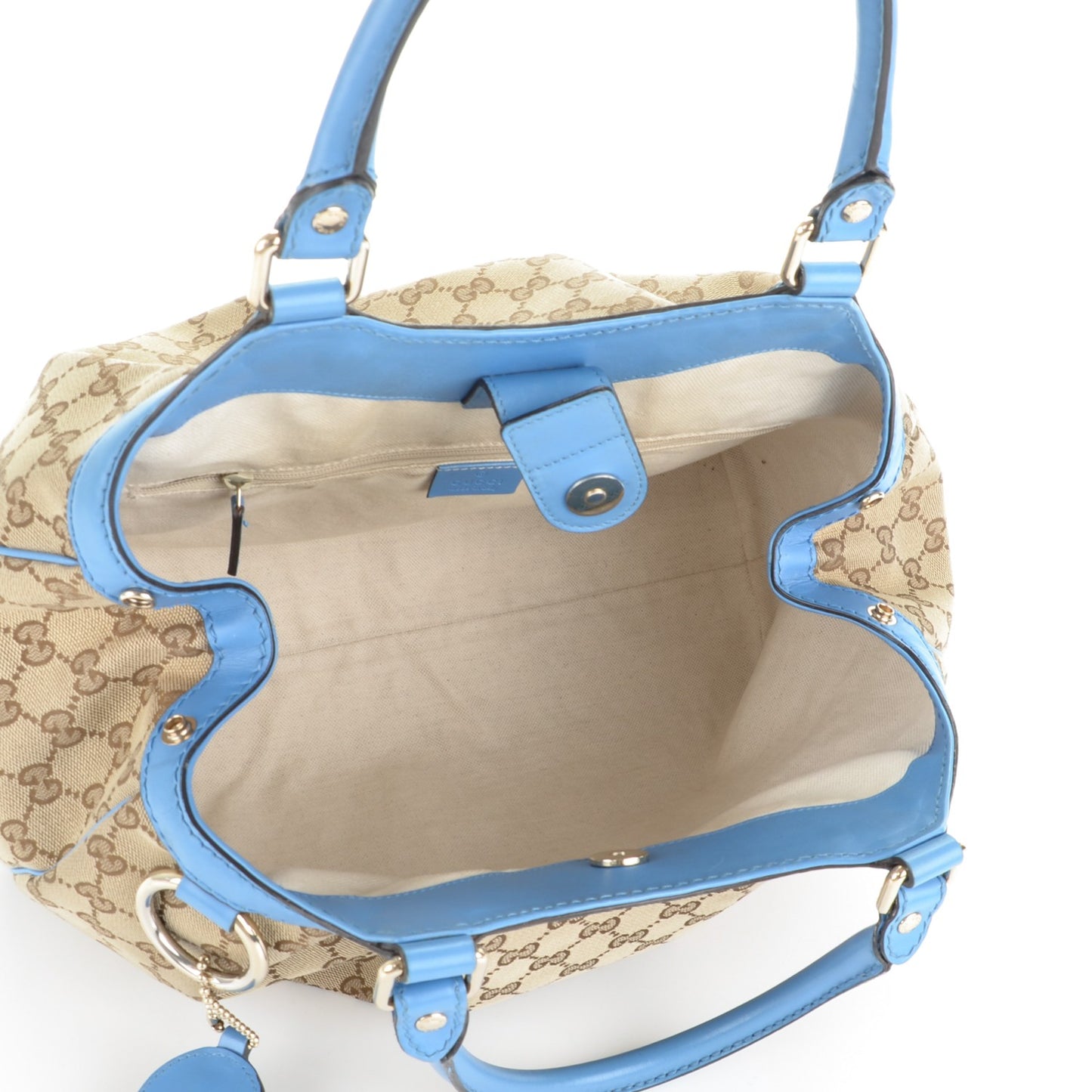 Monogram Medium Sukey Tote Blue
