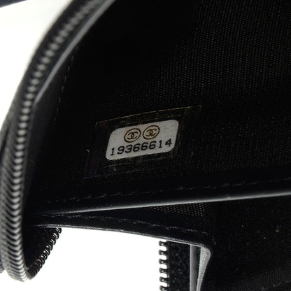Chanel Caviar CC Timeless Large Zip Around Wallet Black 8 of 9