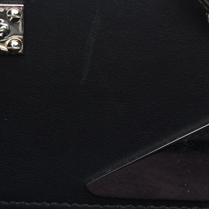 Fendi Calfskin Monster Eyes Large Mens Peekaboo Iconic Essential Satchel Black 9 of 9