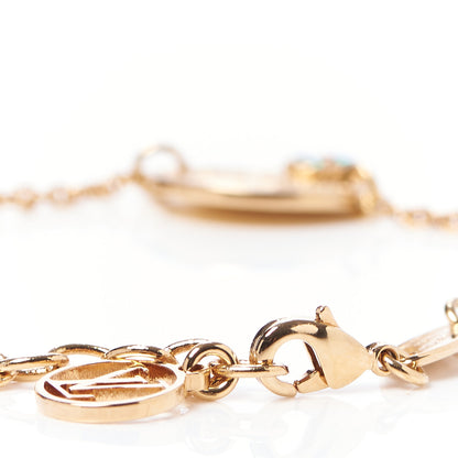 Louis Vuitton Metal Miss Windsor Medal Bracelet Gold 3 of 5