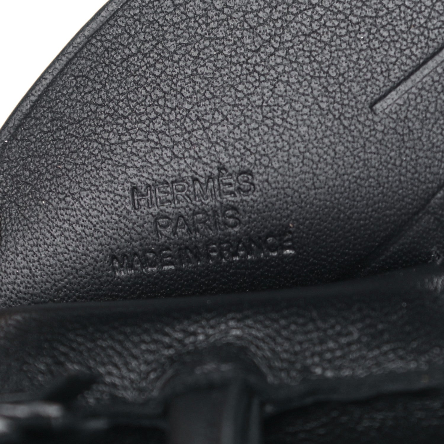 Hermes Milo Lambskin Grigri Rodeo Pegase Horse Bag Charm MM So Black 3 of 5