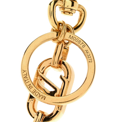 Louis Vuitton Metal My LV Chain Bag Charm Gold 3 of 3