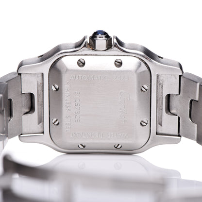 Cartier Stainless Steel 24mm Santos de Galbee Automatic Watch 8 of 9
