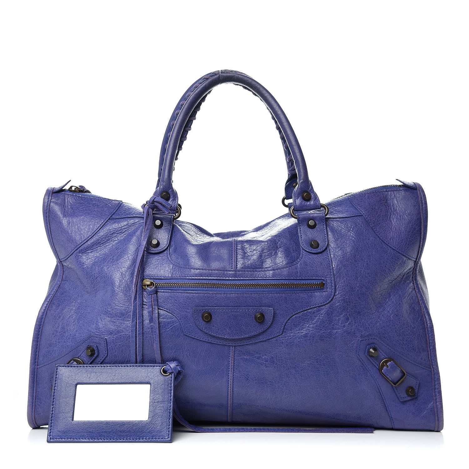 Balenciaga Agneau Classic Hardware Work Bleu Lavande 1 of 14