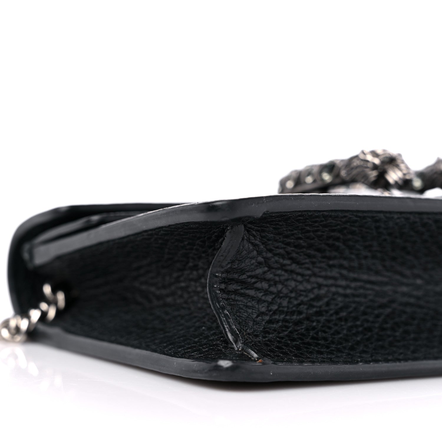 Gucci Calfskin Super Mini Dionysus Shoulder Bag Black 7 of 11