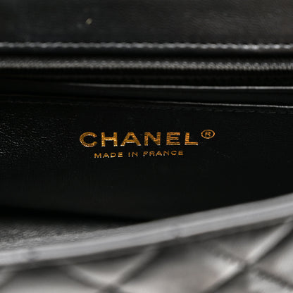 Chanel Lambskin Quilted Mini Rectangular Flap Black 6 of 11