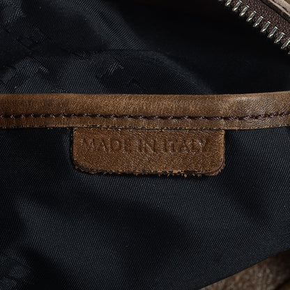 Burberry Lace Leather Avondale Hobo Degrade Brown 7 of 10