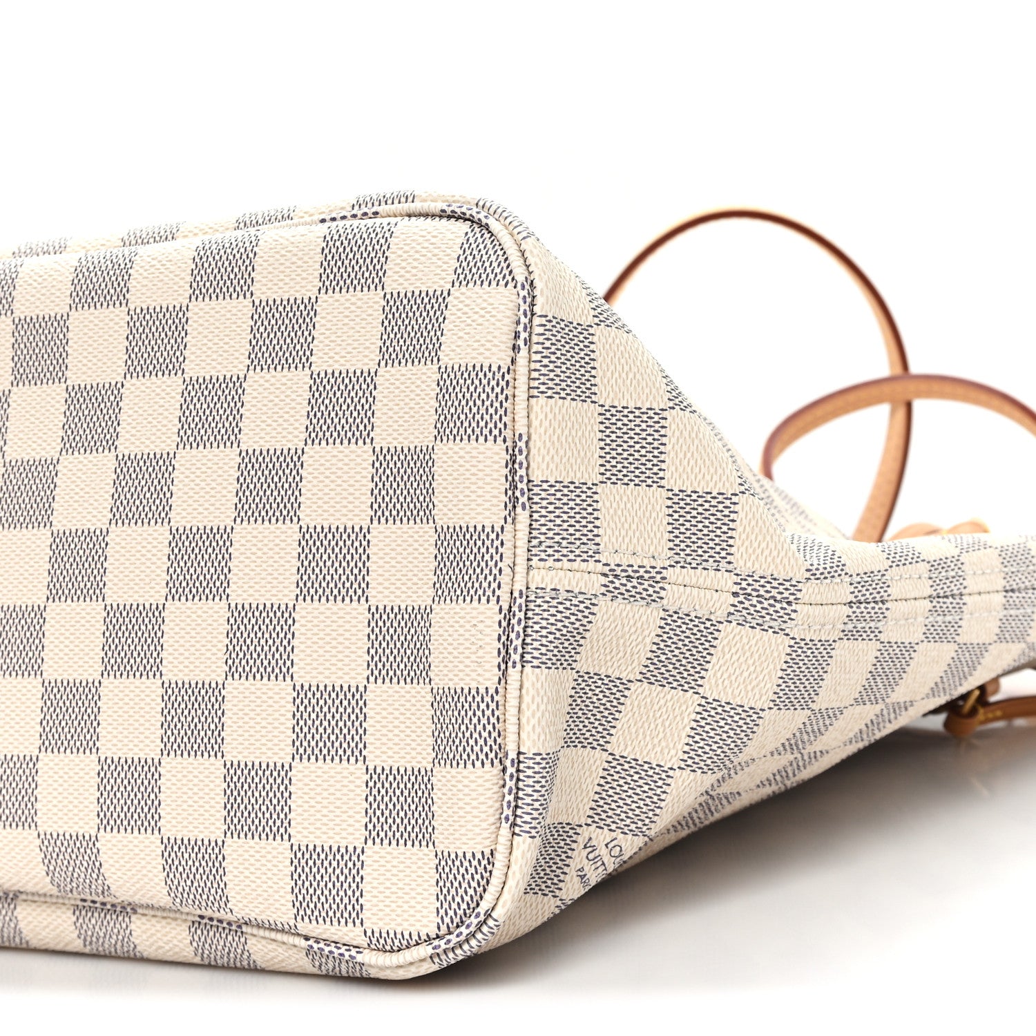 Louis Vuitton Damier Azur Neo Neverfull MM Rose Ballerine 12 of 13