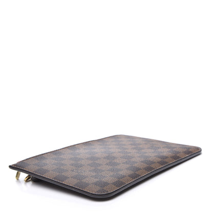 Louis Vuitton Damier Ebene Neverfull MM GM Pochette Rose Ballerine 3 of 8