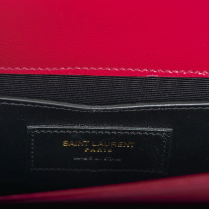 Saint Laurent Grain De Poudre Small Monogram Kate Satchel Bubblegum 6 of 6