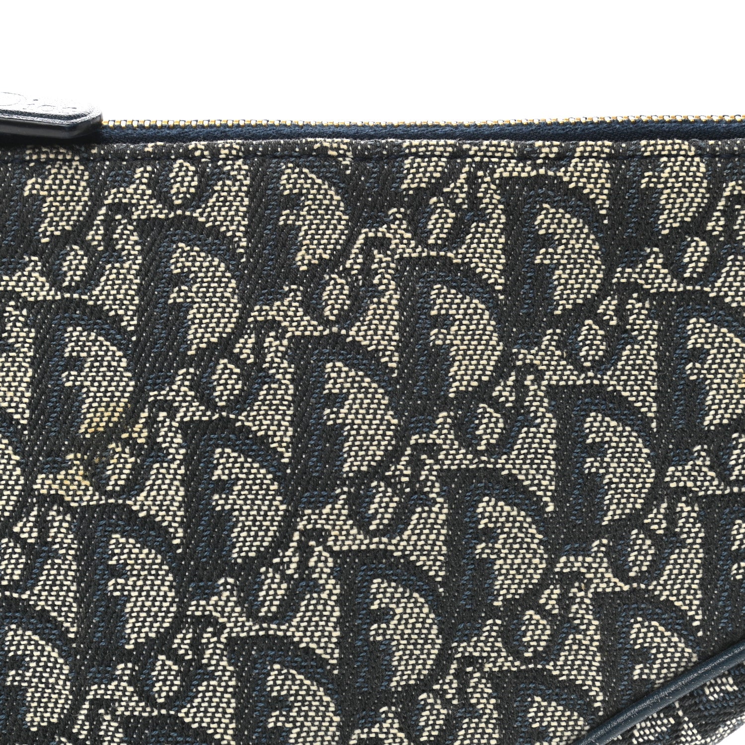 Christian Dior Monogram Mini Saddle Pochette Navy 12 of 12