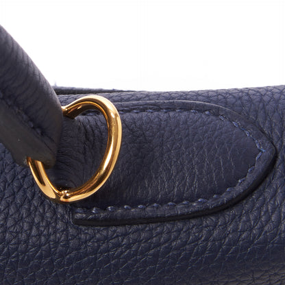 Hermes Togo Kelly Retourne 32 Bleu Nuit 10 of 31