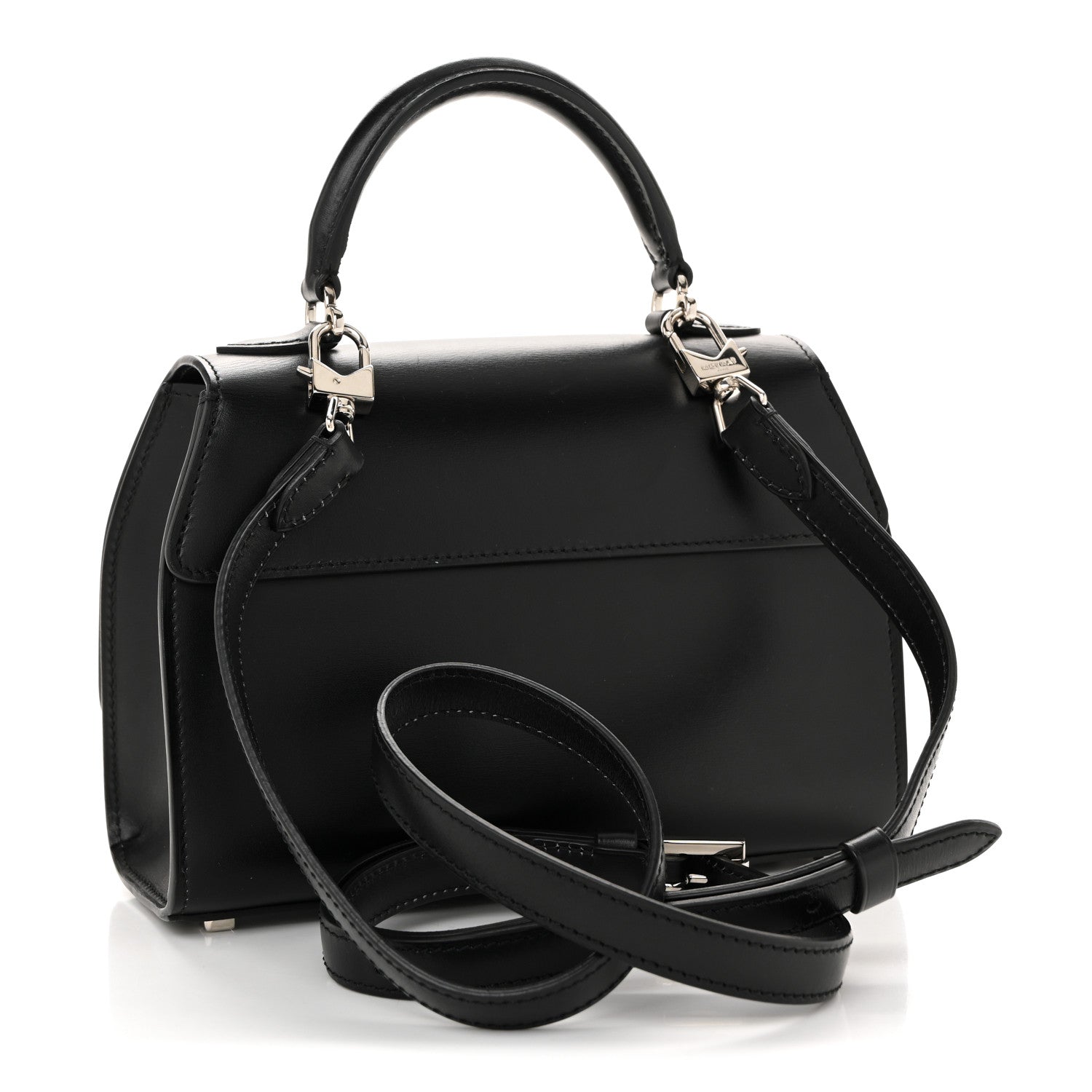Moynat Box Calfskin Rejane BB Black 3 of 12
