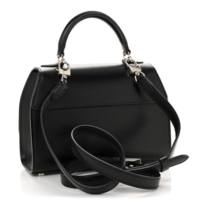 Moynat Box Calfskin Rejane BB Black 3 of 12