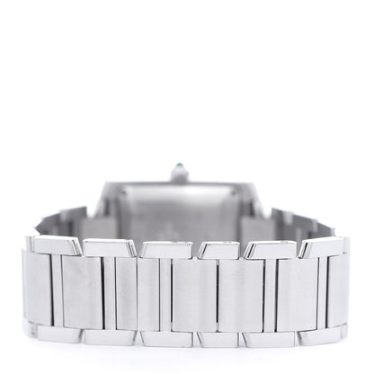 Cartier Stainless Steel 28mm Tank Francaise Automatic Watch 4 of 8