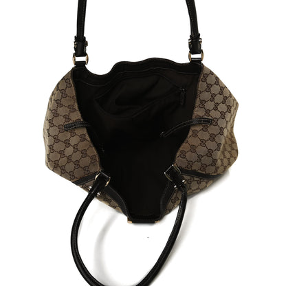 Gucci Monogram Large D Gold Hobo Dark Brown 5 of 21