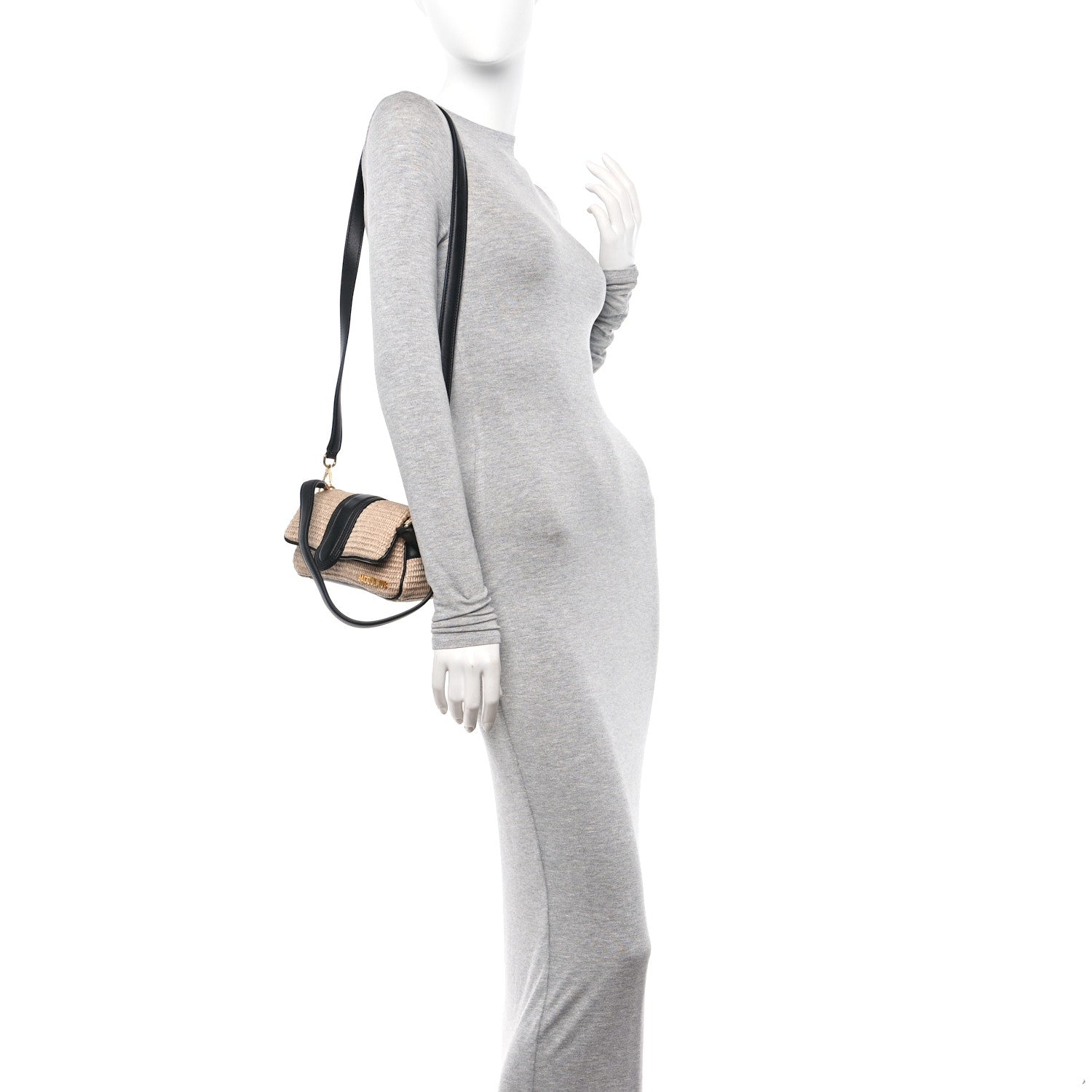 Jacquemus Raffia Effect Le Petit Bambimou Black 2 of 10