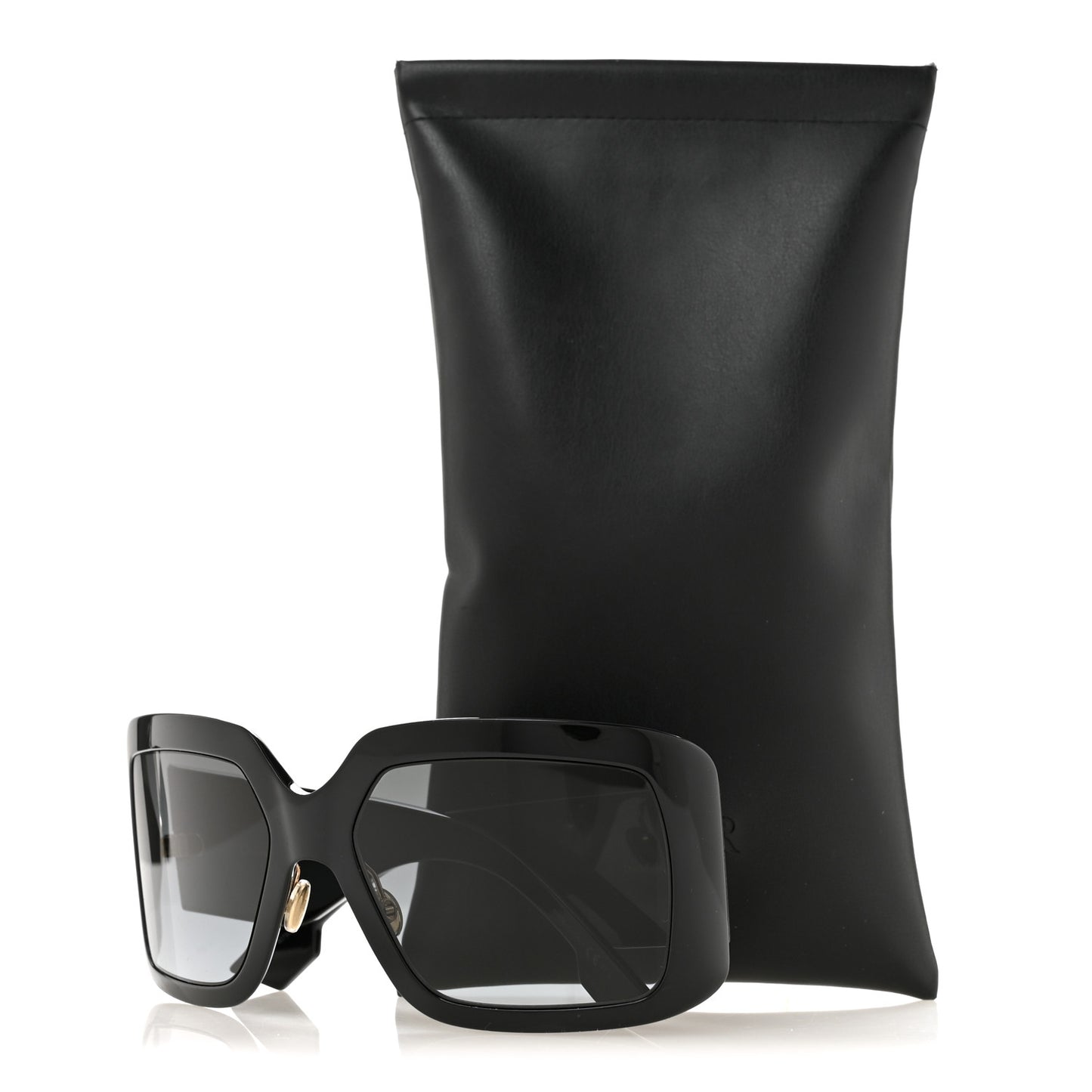 Acetate Dior SoLight2 Square Sunglasses Black