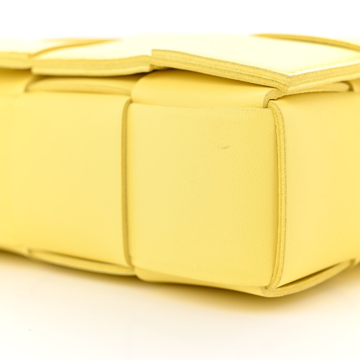Bottega Veneta Nappa Maxi Intreccio Cassette Bag Lemonade 9 of 11