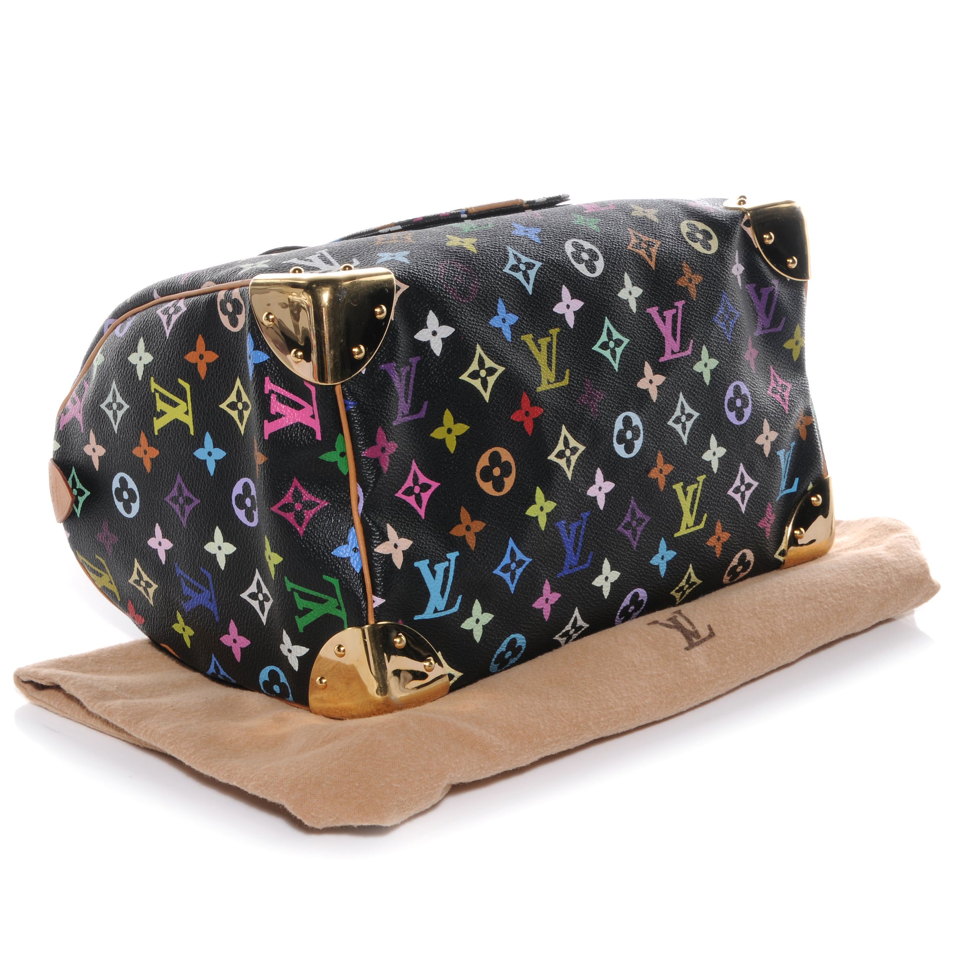 Louis Vuitton Monogram Multicolor Speedy 30 Black 4 of 7