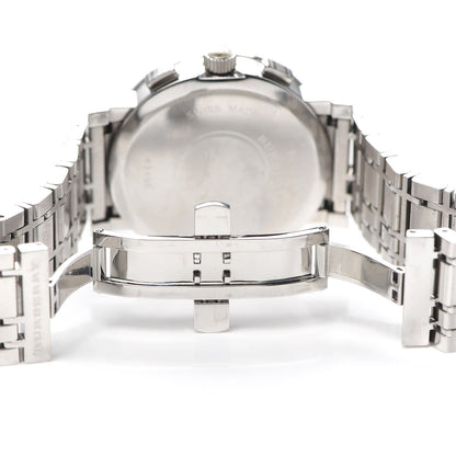 Burberry Stainless Steel 40mm Heritage Chronograph Quartz Watch Navy BU1360 4 of 6