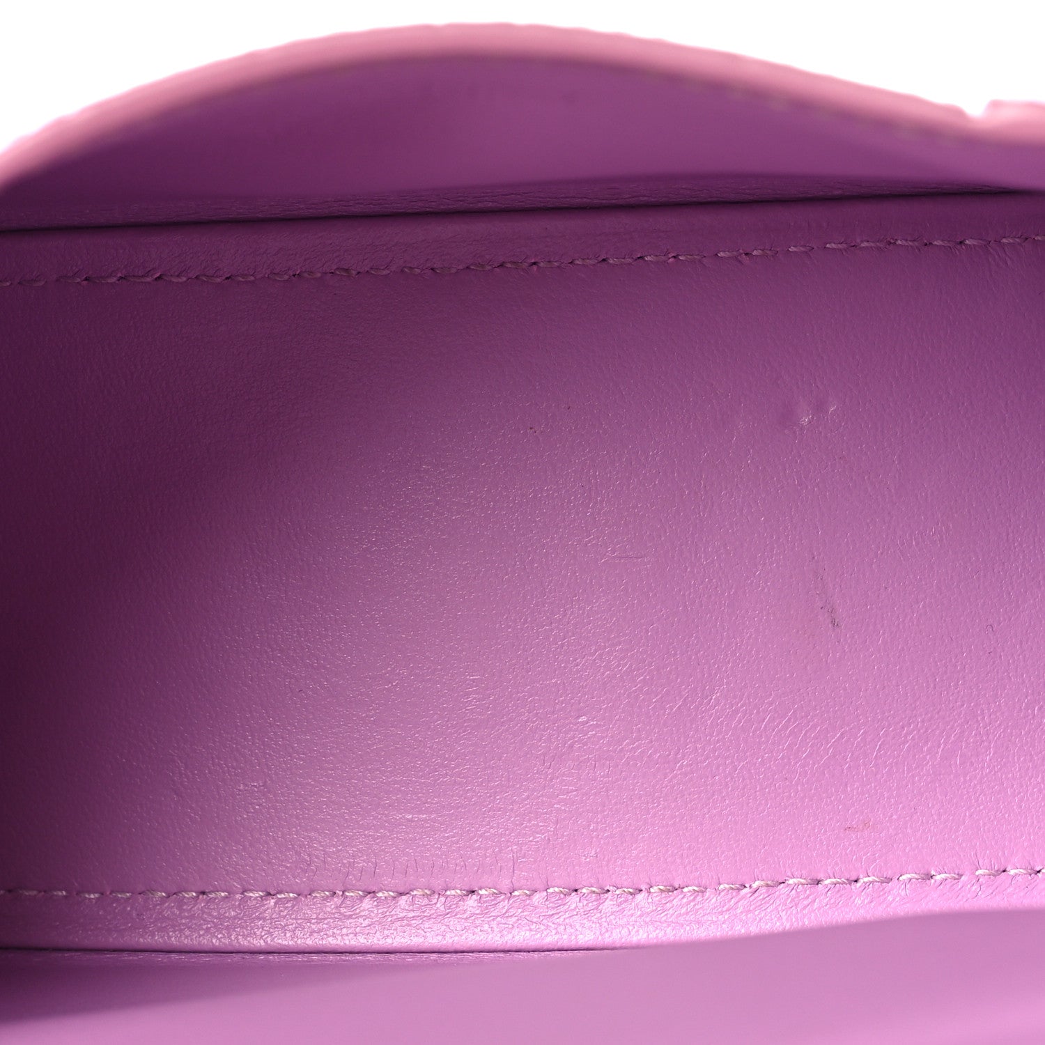 Balenciaga Shiny Calfskin Crocodile Embossed Hourglass Top Handle Bag XS Lilac 5 of 9