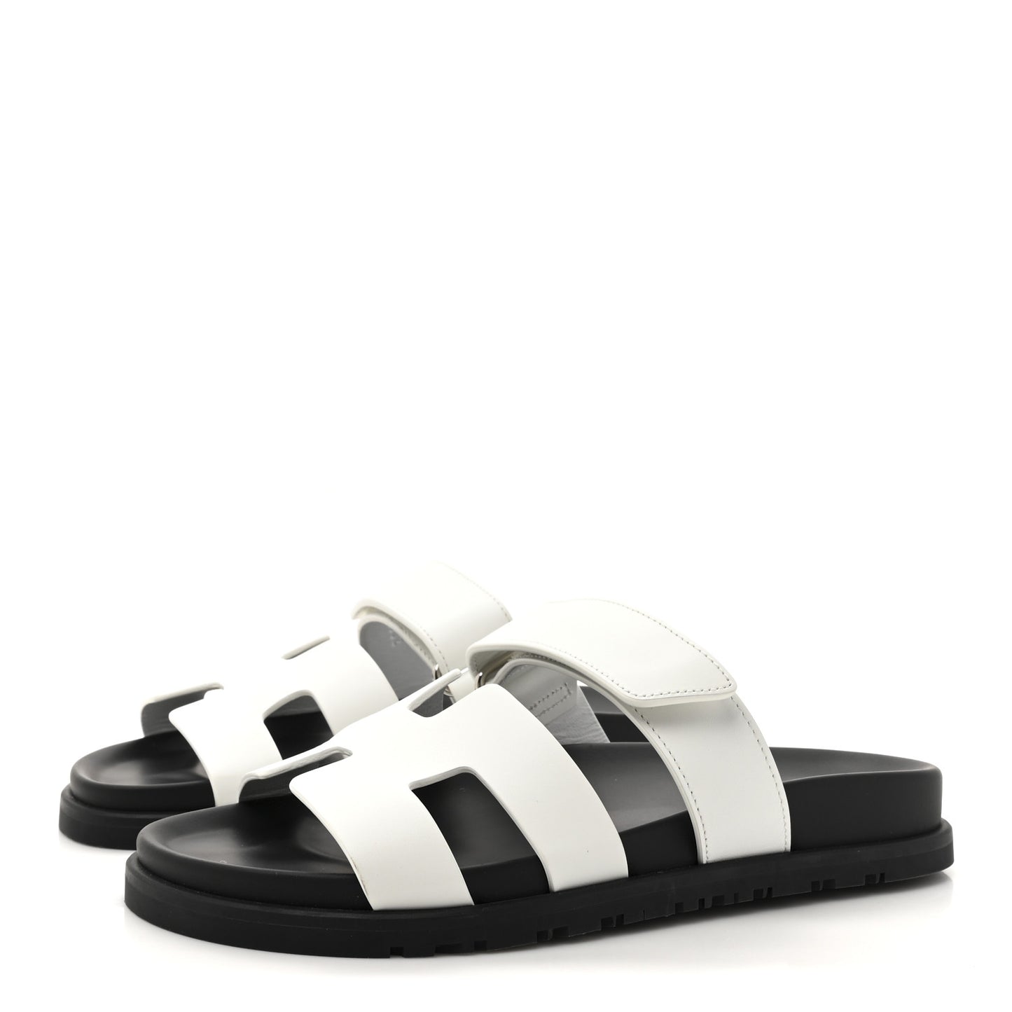 Calfskin Womens Chypre Sandals 37.5 White